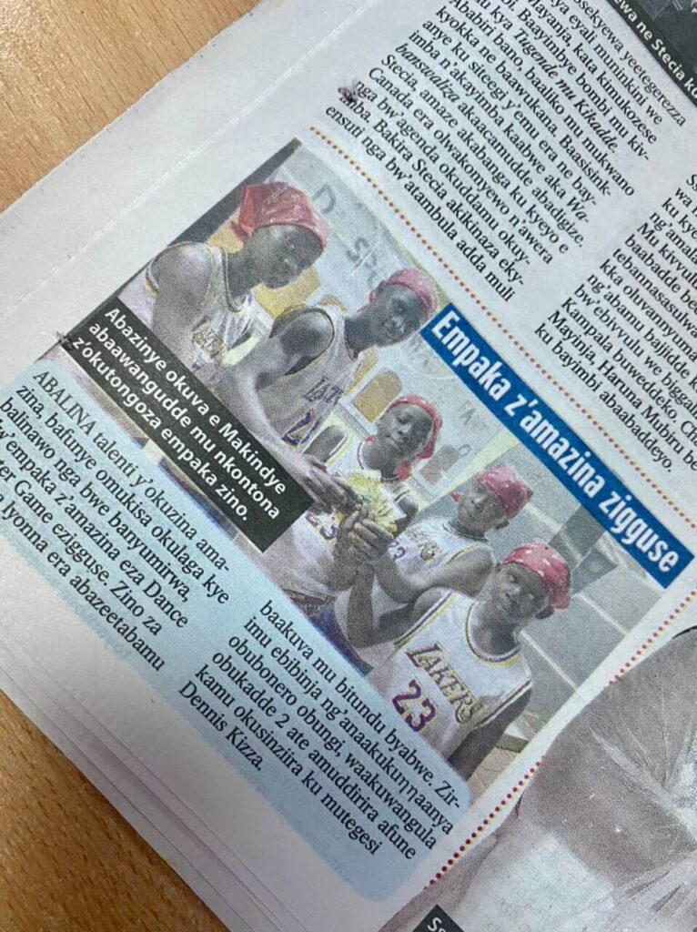 In Bukedde Newspaper Dance Quarter Game Launched
